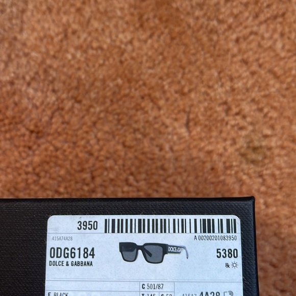 DOLCE & GABBANA  black sunglasses new/case /box.100% Authentic - Picture 14 of 14